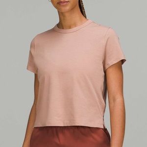 Lululemon Classic-Fit Cotton-Blend T-Shirt in Pink Clay
